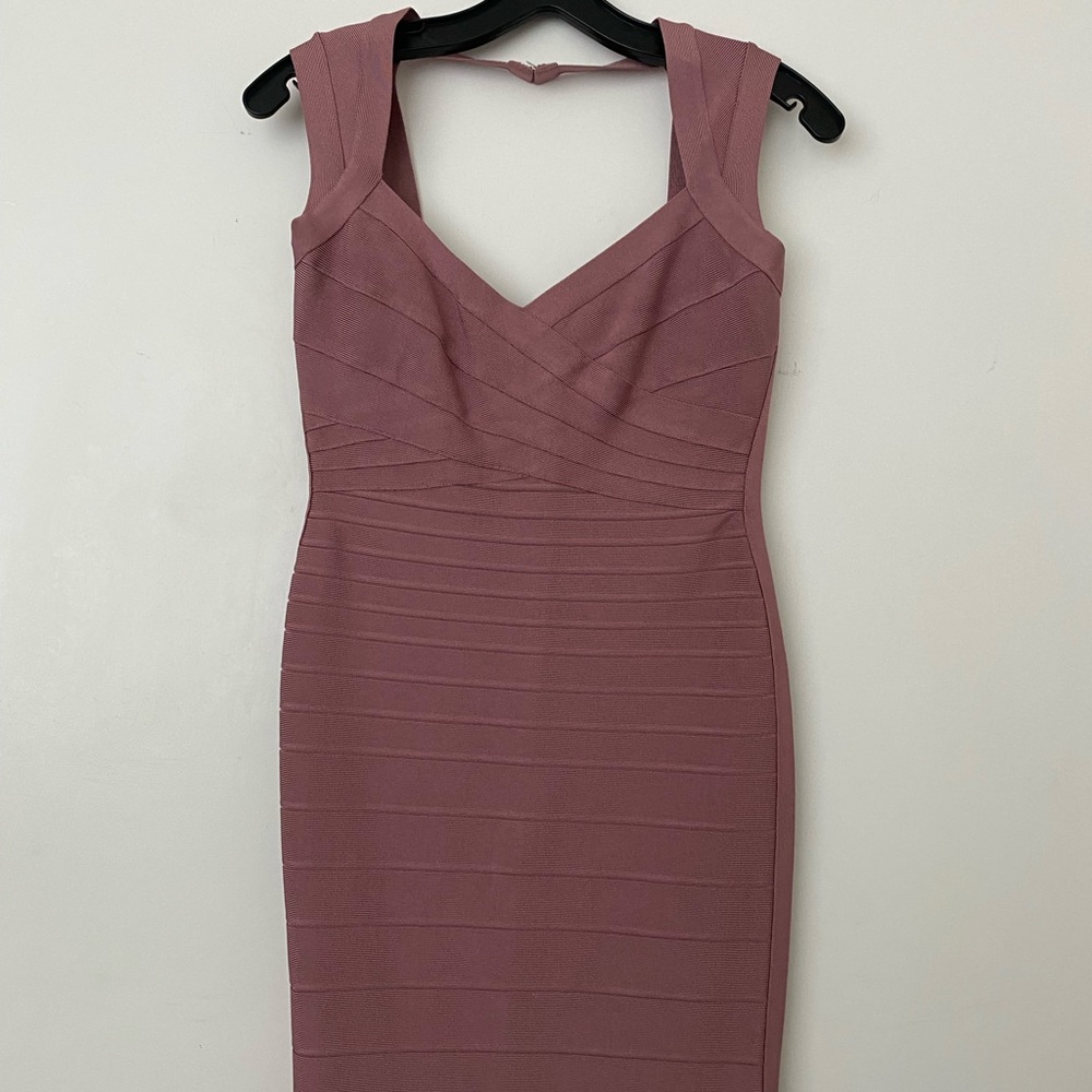 HERVE LEGER "Sarai Signature" bandage dress